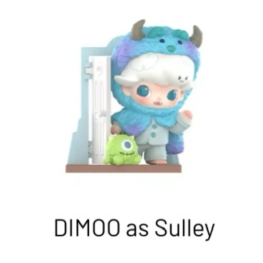 [BUNJANG] Pop Mart Dimoo World x Pixar Series Figure Sulley / 팝마트 디무월드x픽사시리즈 피규어 설리