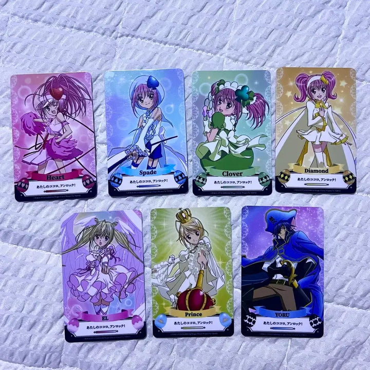 [BUNJANG] Character Transformations (Shugo Chara!) Pop-Up Store Double-Sided Photocard Bundle - Amu, Utau, Tadase, Ikuto / 캐릭캐릭체인지 캐캐체 팝퍼블 아무 세라 토마 루이 양면 포토카드 일괄 양도