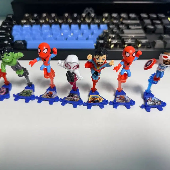 [BUNJANG] Marvel Heroes Action Figure 7-Figure Set / 마블 히어로 피규어 7종 세트