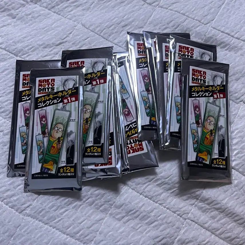 [BUNJANG] Sakamoto Days Sakaday Metal Keyring Bundle Set / 사카모토데이즈 사카데이 메탈 키링 키체인 나구모 나츠키 신 시시바 오사라기 가쿠 우즈키 일괄 양도