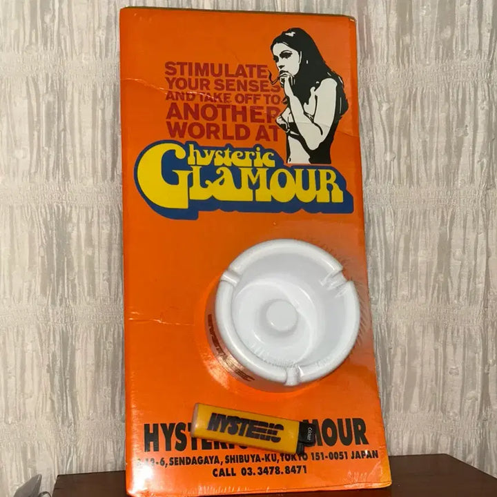 [BUNJANG] Hysteric Glamour Ashtray and Lighter Set / 히스테릭 글래머 Hysteric Glamour 재떨이 라이터 세트
