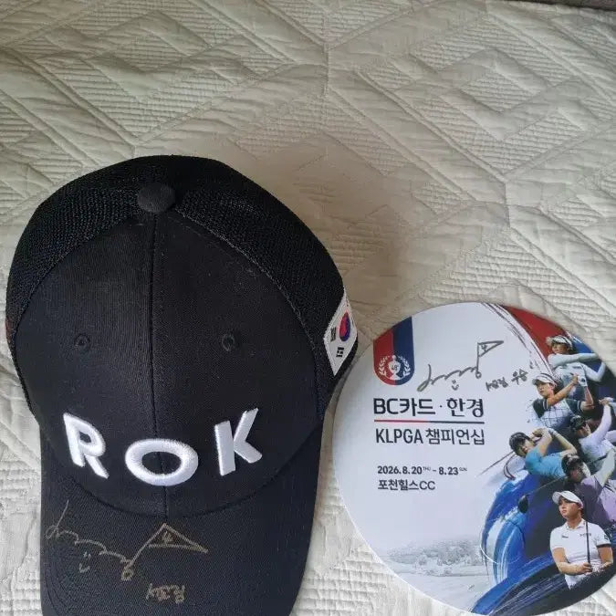 [BUNJANG] Seo Kyo-lim Autographed KLPGA Golf Cap / klpga 여자골프 서교림 프로 친필 싸인 모자