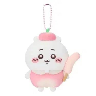 [BUNJANG] Chiiikawa Peach Mascot Plush Doll (Fruit Series) / !!비현물!! 판매 먼작귀 치이카와 포켓 치이포케  과일 시리즈 복숭아 치이카와 마스코트 인형 누이 정품 미개봉 새상품 양도