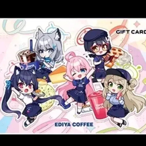 [BUNJANG] Blue Archive x Ediya Coffee Collaboration Card / 블루아카이브 x 이디야 커피 콜라보 카드