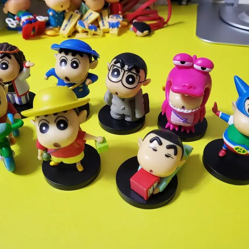 [BUNJANG] Crayon Shin-chan 8 Figure Full Set (2017) / 17년도 짱구 피규어 8종 풀세트