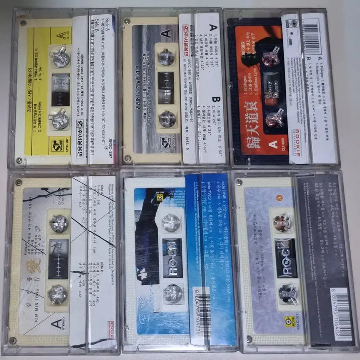 [BUNJANG] Kim Min Jong 1-6 Collection (Opened Cassette Tapes) / 김민종 1-6집 (개봉 카세트테이프)