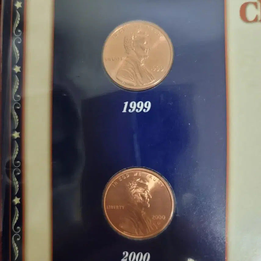 [BUNJANG] US History Commemorative Penny Coin and Stamp Set (3 Types) / 미국 역사 기념주화 3종 세트 미사용 페니 외 우표 세트 3종