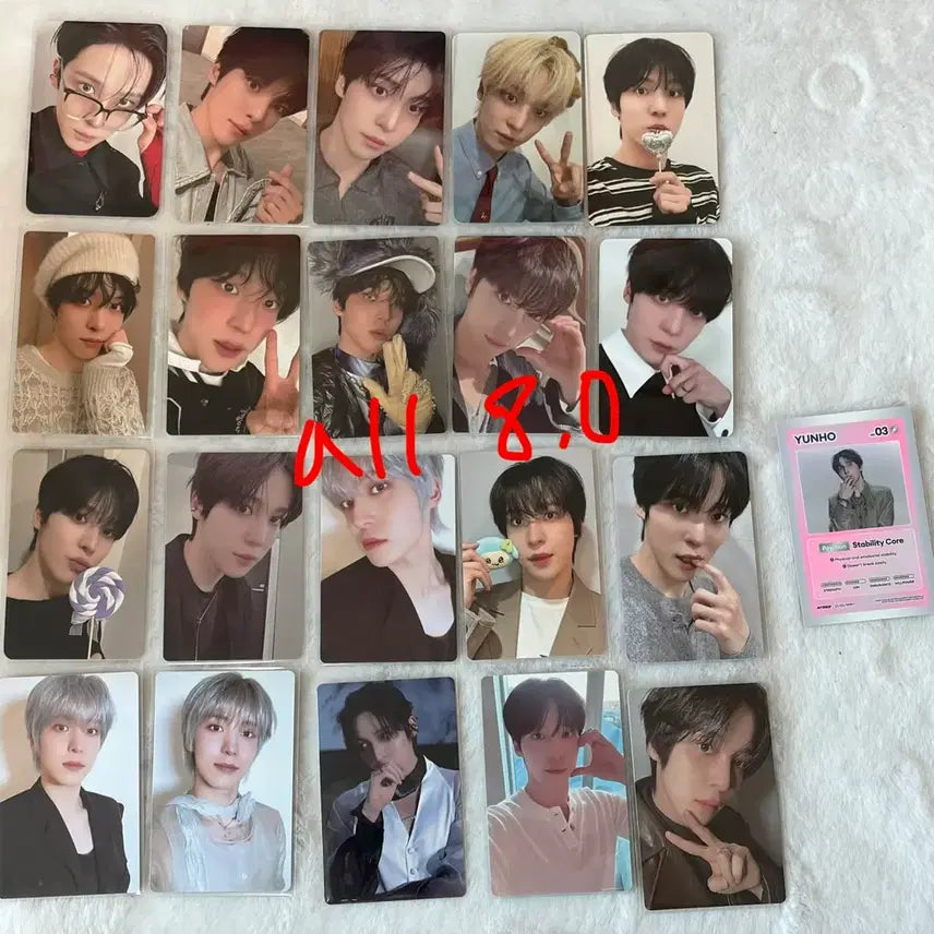 [BUNJANG] ATEEZ Yunho Bundle Set Photocard / 에이티즈 윤호 포카 21장 일괄양도