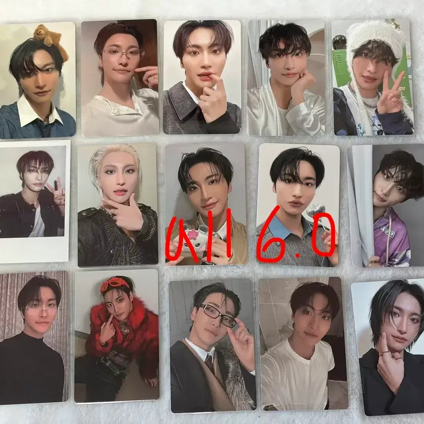[BUNJANG] ATEEZ Seonghwa Bundle Set Photocard / 에이티즈 성화 포카 15장 일괄 양도