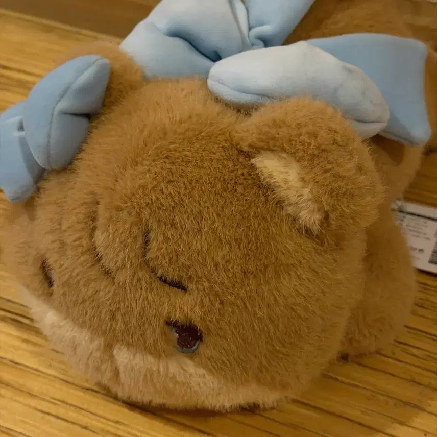 [BUNJANG] Blue Ribbon Teddy Bear Plush / 곰돌이인형