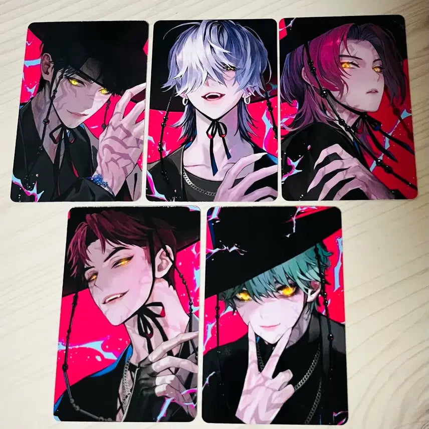 [BUNJANG] K-Pop Demon Hunters Lion Boys Double-Sided Photocard Set / 케데헌 사자보이즈 양면 포카 세트 원가 양도 케이팝데몬헌터스
