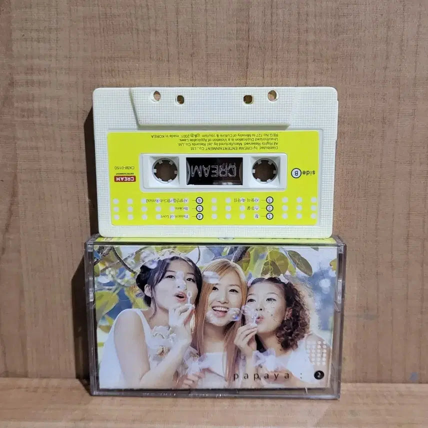 [BUNJANG] Papaya 2nd Album Violet Cassette Tape / 파파야(Papaya) 2집 Violet  카세트 테이프