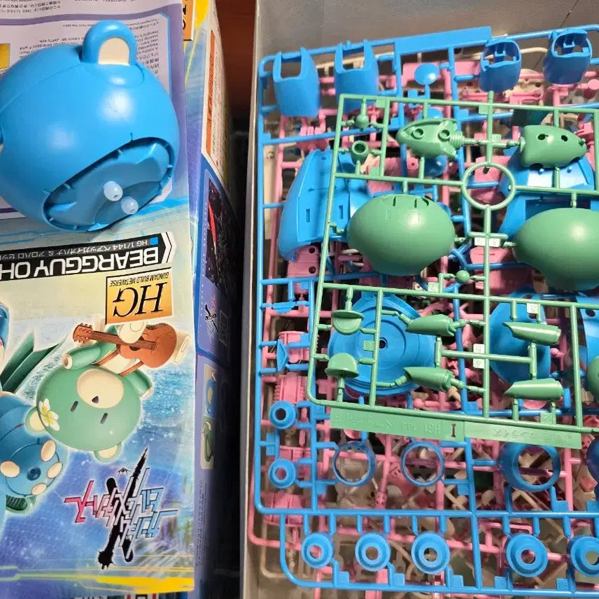 [BUNJANG] HG Beaguy Ohana &amp; Aloharo Set (Partially Assembled) / HG 베앗가이 오하나 &amp; 알로하로 세트 반조립