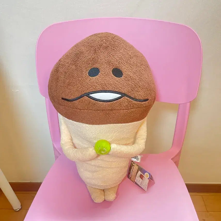 [BUNJANG] Genuine Large Namco Plush Holding a Kiwi / 정품]대형 키위를 든 나메코 인형