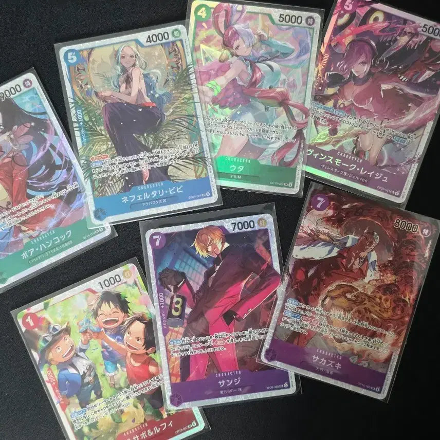 [BUNJANG] One Piece Card SR Hancock and 6 Others Bundle Set / 원피스카드 sr 행콕 등 7종 일괄 판매합니다