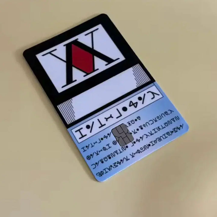 [BUNJANG] Hunter x Hunter Hunter License Card Sticker (Unused) / 헌터헌터 헌터라이센스 카드 스티커 미사용