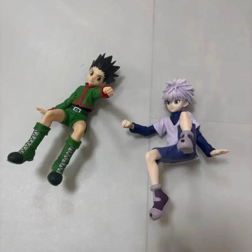[BUNJANG] Hunter x Hunter Gon &amp; Killua Noodle Stopper Figures / 헌터헌터 곤 키르아 누들스토퍼 판매