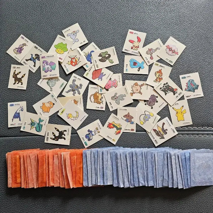 [BUNJANG] Pokemon Stick Seal Bundle - 110+ Pieces / 띠부실 110장 이상 일괄로 판매합니다!