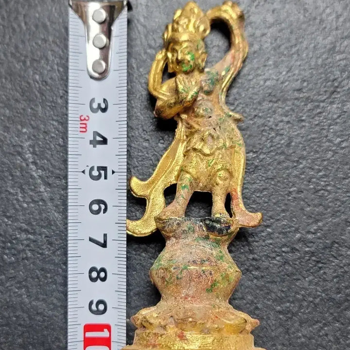 [BUNJANG] Gilt Bronze Standing Buddha Statue / 218번.불상.금동불.입상불.고려불상.신라불상.호신불.부처님.출토.박물관.유물