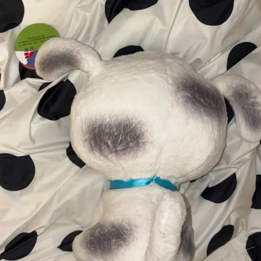 [BUNJANG] White Dog Plush / 탄광마을 흰둥이 인형