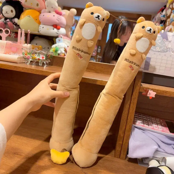 [BUNJANG] San-X Rilakkuma Plush Boot Keeper Pepero / 고전 산엑스 리락쿠마 인형 부츠키퍼 빼빼로