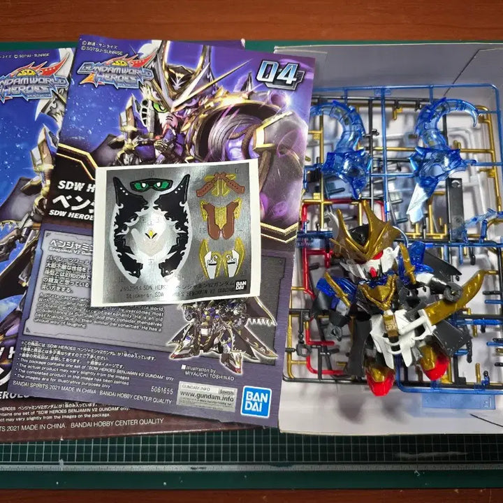 [BUNJANG] Bandai SD Gundam Benjamin V2 Gundam Model Kit (Partially Assembled) / 반다이 SD 건담 벤자민 V2 건담 가조립