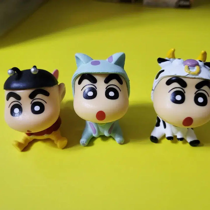[BUNJANG] Crayon Shin-chan Car Figurine Set (6 Types, 2021) / 21년도 짱구 차량용 피규어 6종 풀세트
