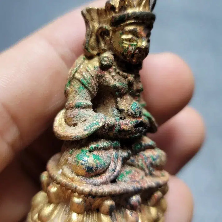 [BUNJANG] Goryeo Dynasty Gilt Bronze Standing Buddha Statue / 221번.불상.금동불.입상불.고려불상.신라불상.호신불.부처님.출토.박물관.유물
