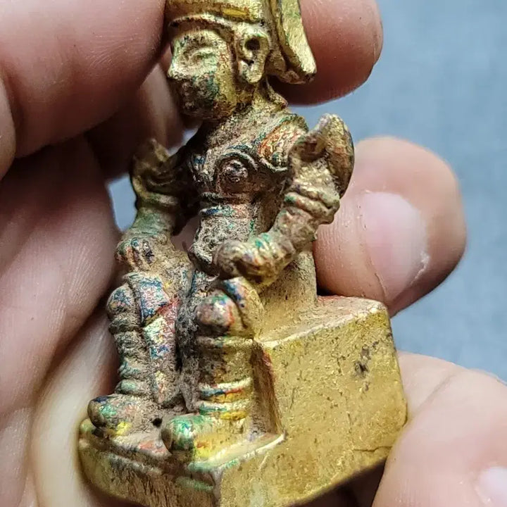 [BUNJANG] Antique Korean Gilt Bronze Standing Buddha Statue / 223번.불상.금동불.입상불.고려불상.신라불상.호신불.부처님.출토.박물관.유물
