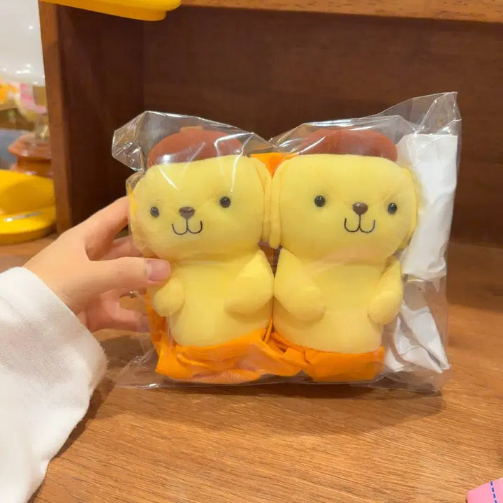 [BUNJANG] Vintage Sanrio Pompompurin Boot Keeper Doll (Sealed) / 고전 산리오 폼폼푸린 부츠키퍼 인형 미개봉