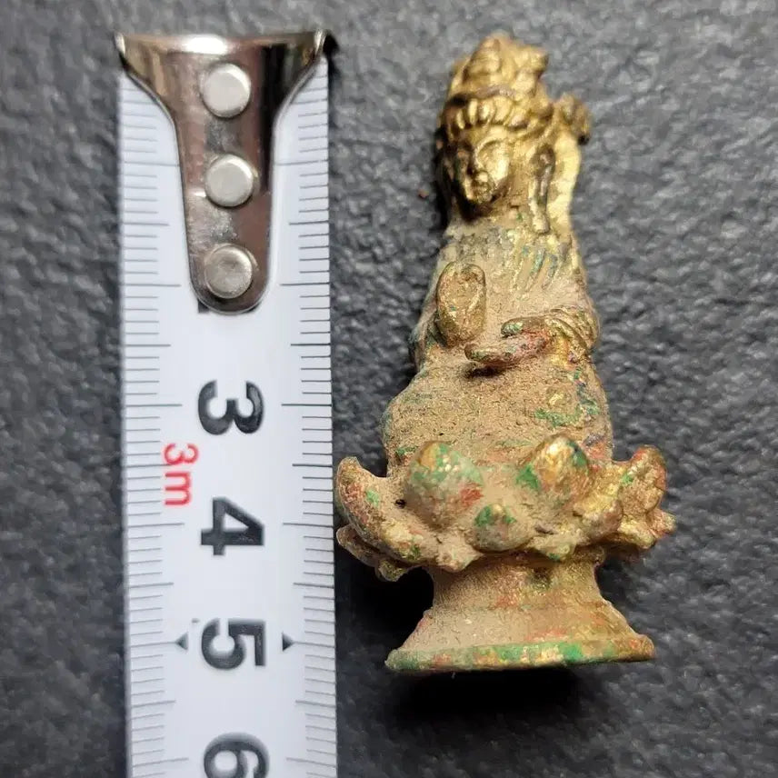 [BUNJANG] Gilt Bronze Standing Buddha Statue (Goryeo/Silla Period) / 224번.불상.금동불.입상불.고려불상.신라불상.호신불.부처님.출토.박물관.유물