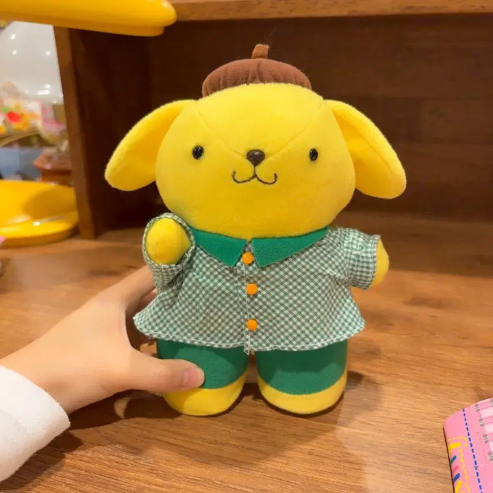 [BUNJANG] Sanrio Pompompurin Classic Self-Standing Plush / 고전 산리오 폼폼푸린 자립 뚱뚱 인형