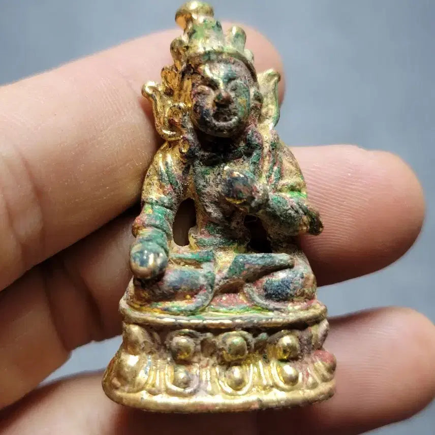 [BUNJANG] Gilded Bronze Standing Buddha Statue (Goryeo/Silla Period) / 226번.불상.금동불.입상불.고려불상.신라불상.호신불.부처님.출토.박물관.유물