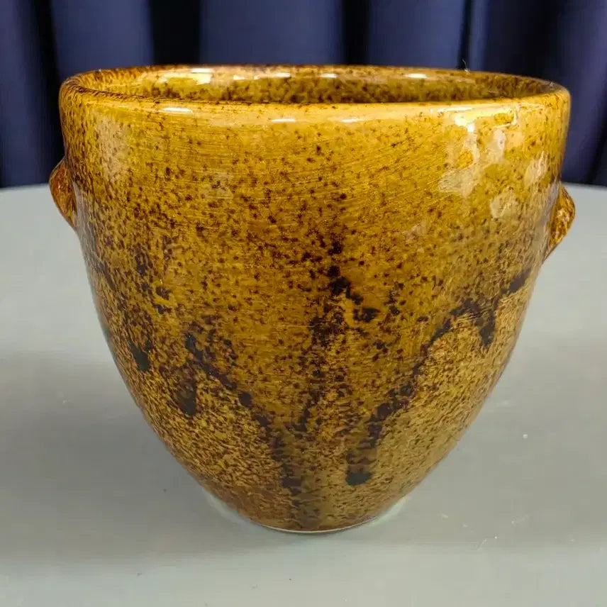 [BUNJANG] Hoboongjangsongmo 1st Generation Intangible Cultural Heritage Black Glaze Teacup / 1세대 원로 무형문화재 [호봉장송모] 흑유 찻잔