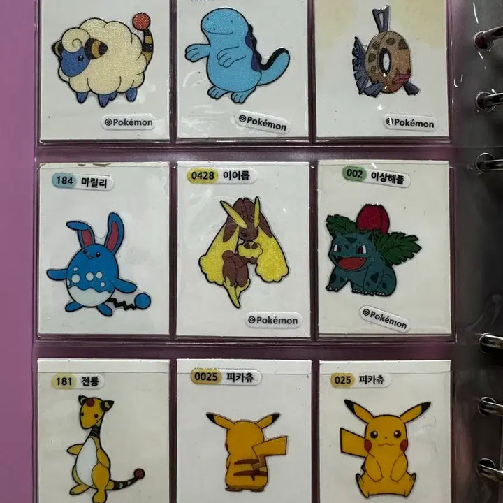 [BUNJANG] Pokemon Stickers (Including Mega Evolutions) / 포켓몬 띠부씰(메가포함)