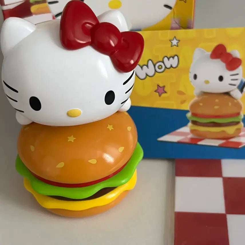 [BUNJANG] Sanrio Hello Kitty Hamburger Gacha Figure / 산리오 헬로키티 햄버거 피규어 가챠