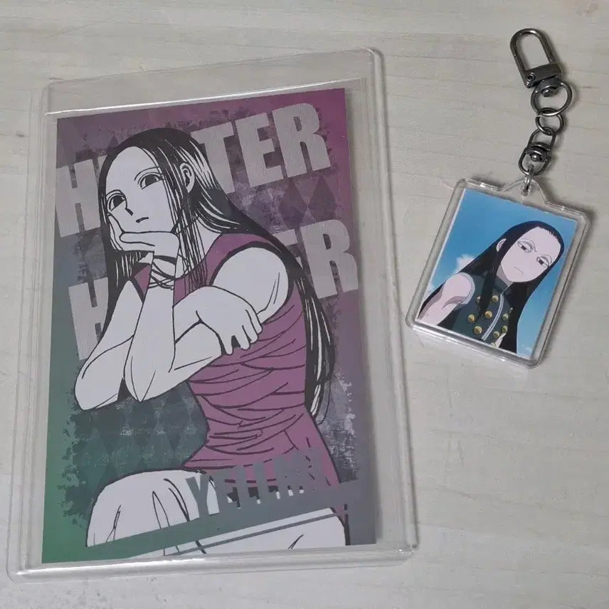 [BUNJANG] Hunter x Hunter Illumi Original Art Exhibition Metal Postcard / 헌터헌터 이르미 원화전 메탈엽서 (1.0)