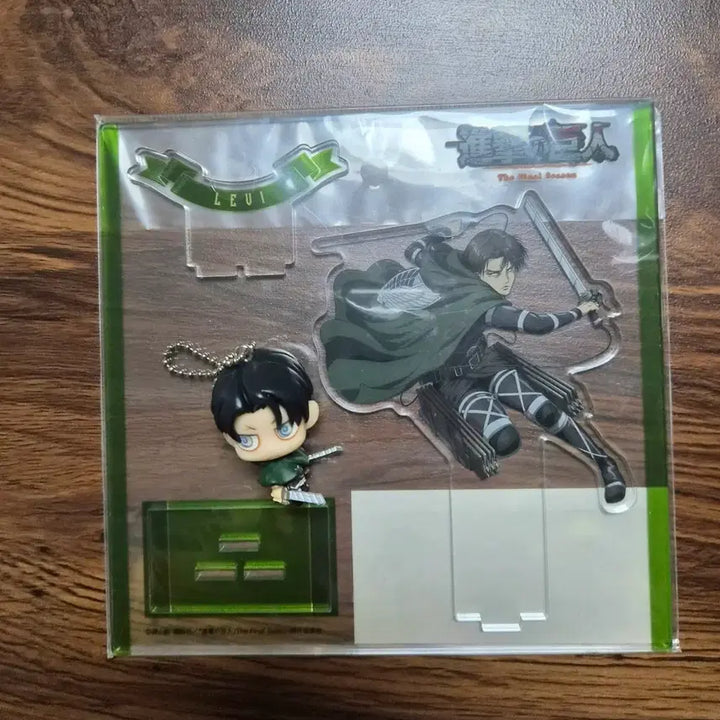 [BUNJANG] Attack on Titan Levi Karakore Figure Keyring Acrylic Charm / 진격의거인 진격거 리바이 카라코레 피규어 키링 아크릴 판매