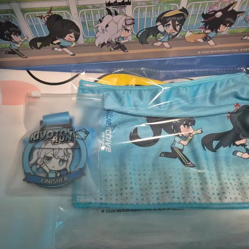 [BUNJANG] Blue Archive Kichōtos Run Package Goods / 블루아카이브 키보토스런 패키지일부 + 완주메달