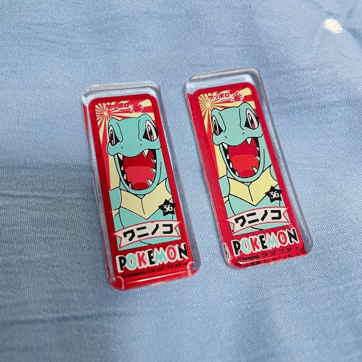 [BUNJANG] Pokemon Ryukaku Acrylic Chopstick Rest Set / (고전) 포켓몬 리아코 아크릴 젓가락 받침대