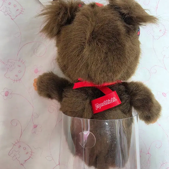 [BUNJANG] Monchhichi Jeutti Check S Size / 몬치치 쥬에티 체크 S사이즈