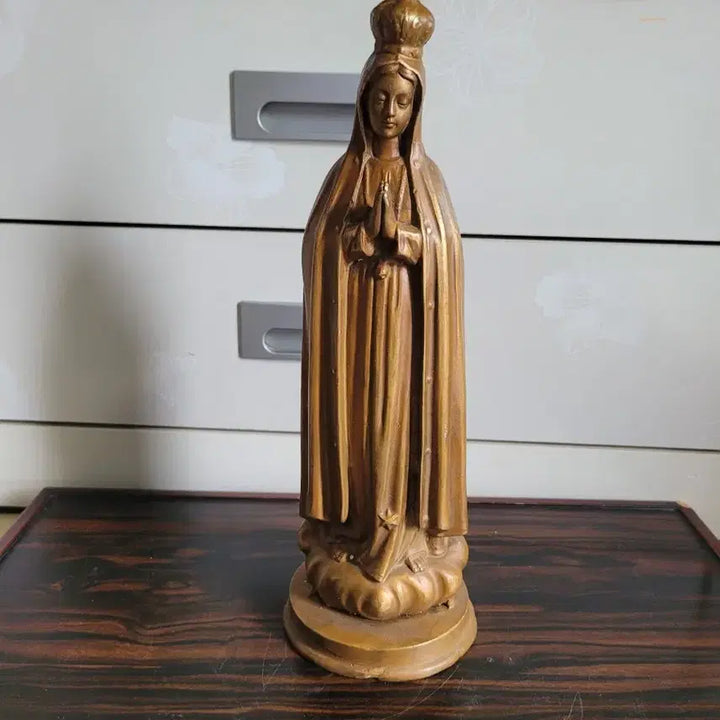 [BUNJANG] Red Copper Virgin Mary Statue / 적동 성모 마리아상