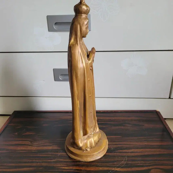 [BUNJANG] Red Copper Virgin Mary Statue / 적동 성모 마리아상