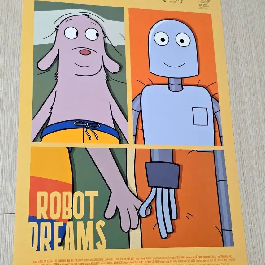 [BUNJANG] Robot Dreams Official Special Poster (A3) / [전용박스포장]영화 로봇드림 행복해 공식 특전 포스터(A3)
