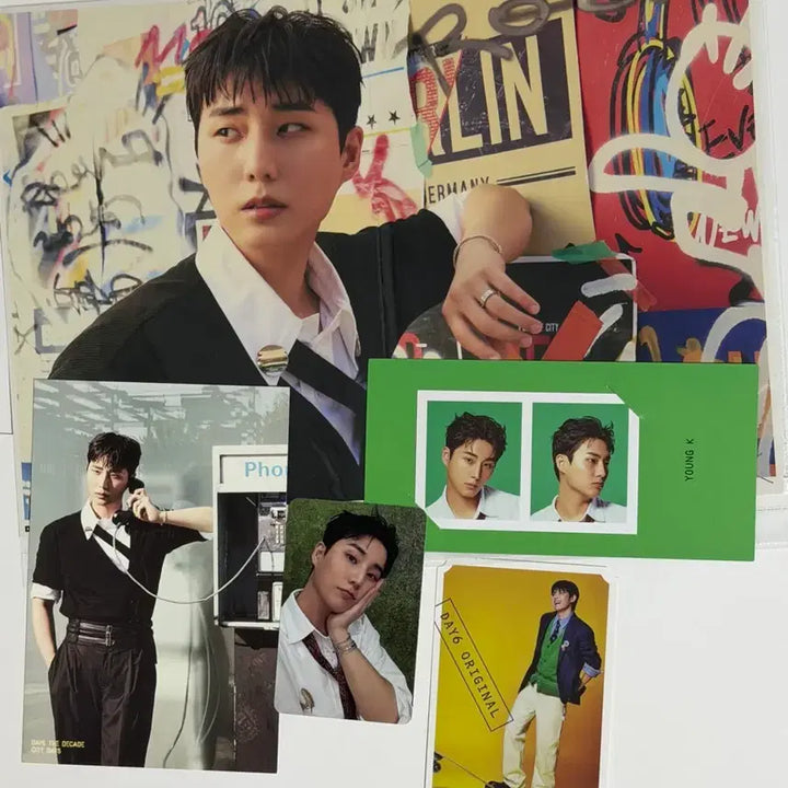 [BUNJANG] Day6 DECAde Album DAISY Version Full Set w/ Young K Photocard, Photostrip, Poster, and Wonpil Postcard / 데이식스 데케이드 앨범 다이스버전 풀구성 영케이포카 영케이 증사 영케이 포스터 원필 엽서
