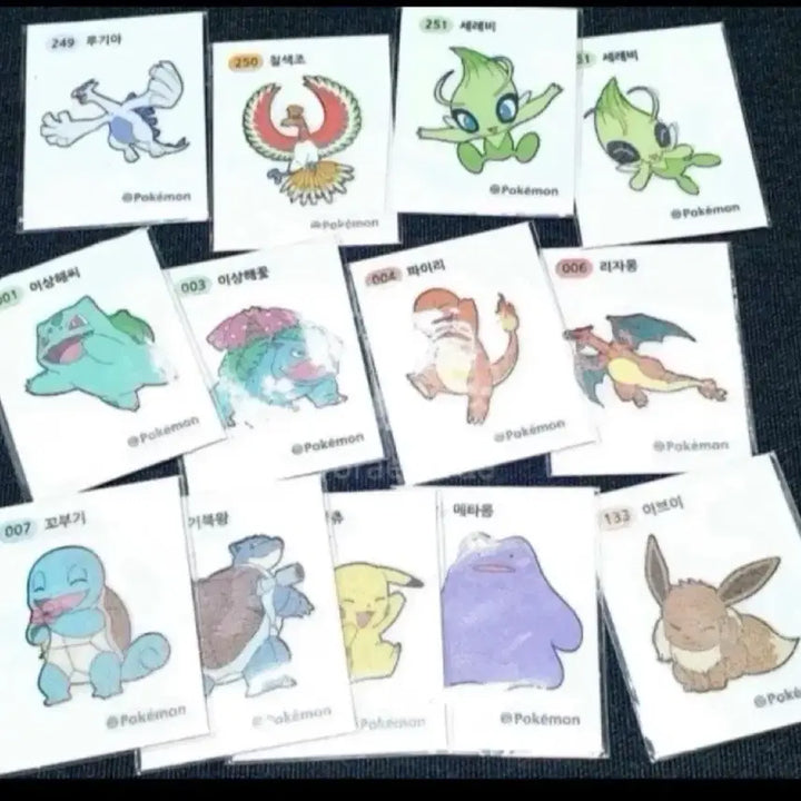 [BUNJANG] Pokemon Bread Stickers Generation 2 (116 Stickers) Complete Set / 포켓몬빵 띠부씰 2세대(총116장) 완성본