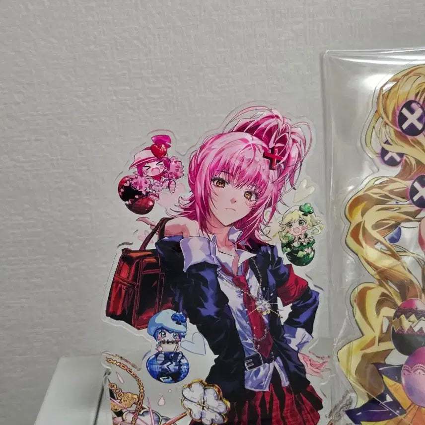 [BUNJANG] Shugo Chara! Acrylic Stand Bundle Set (Amu, Utau Sera) / (2개 일괄) 캐릭캐릭체인지 연늘님 아무, 우타우 (세라) 아크릴 스탠드 캐캐체