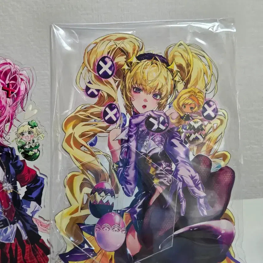 [BUNJANG] Shugo Chara! Acrylic Stand Bundle Set (Amu, Utau Sera) / (2개 일괄) 캐릭캐릭체인지 연늘님 아무, 우타우 (세라) 아크릴 스탠드 캐캐체