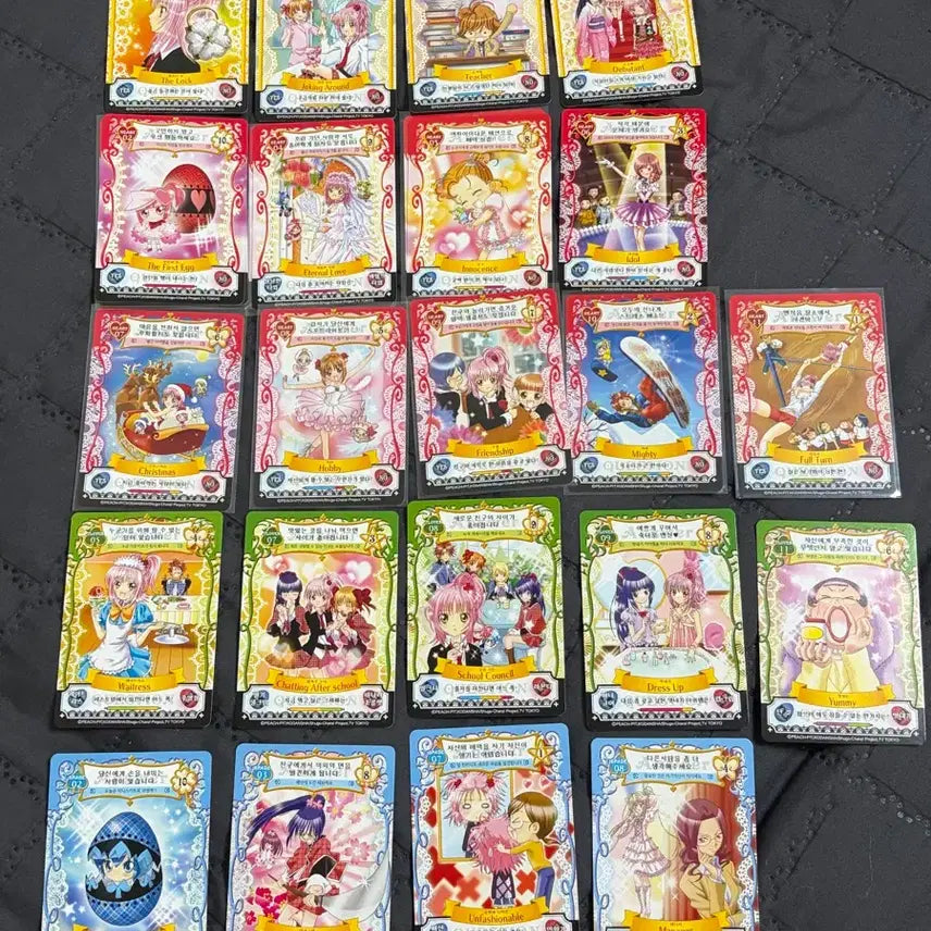 [BUNJANG] Shugo Chara! Flow Card Bundle Set (22 cards) / (일괄) 캐릭캐릭체인지 플로우 카드 22장