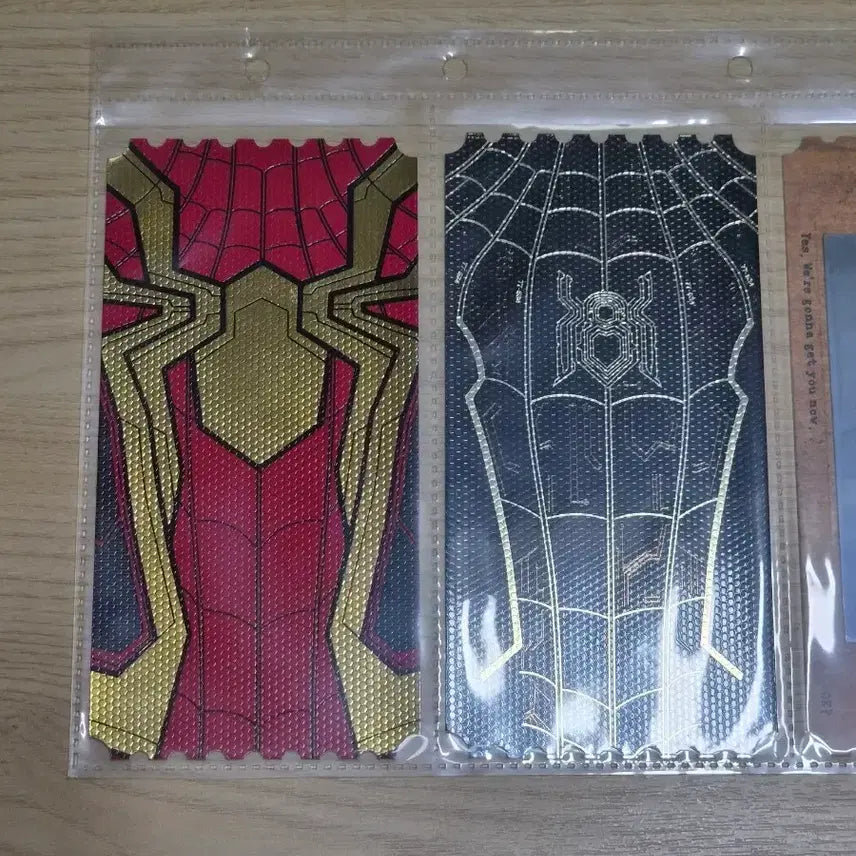 [BUNJANG] Spider-Man Suit Design Original Ticket Set (2 Types) / 스파이더맨 슈트 디자인 오리지널티켓 2종